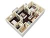2 Bed 2 Bath 903 Sq. Ft.